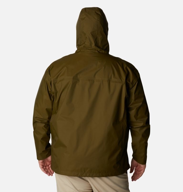 Men's Columbia Watertight II Rain Jackets Olive | Plus Size CA-CAC35